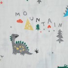 Одеяло лёгкое Крошка Я "Дино" 90*90 см, муслин четырехслойный, 100% хлопок 4729536