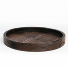Поднос из натуральной сосны Magistro, 33×4 см, цвет шоколадный - Фото 3