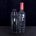 Подарочный набор инструментов в бутылке «Настоящему мужчине», 23 предмета - Фото 2