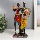 Сувенир полистоун "Молодая пара из Африки" МИКС 31,5х8х16 см - фото 6267610