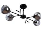 Люстра 0661/4 4хE27 60Вт черный/бронза - Фото 4