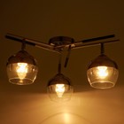 Люстра спот 1661/3 3хE27 60W хром/белый - Фото 3