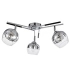 Люстра спот 1661/3 3хE27 60W хром/белый - Фото 6