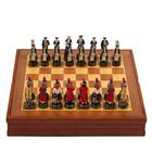 Шахматы сувенирные "Пиратская схватка", h короля-8 см, пешки-6 см, 36 х 36 см - фото 8932494