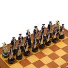 Шахматы сувенирные "Пиратская схватка", h короля-8 см, пешки-6 см, 36 х 36 см - фото 9947733