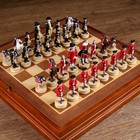 Шахматы сувенирные "Гражданские войны", h короля-8 см, h пешки-6 см, 36 х 36 см - Фото 2