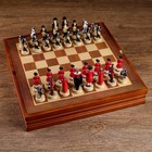 Шахматы сувенирные "Гражданские войны", h короля-8 см, h пешки-6 см, 36 х 36 см - Фото 7
