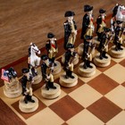 Шахматы сувенирные "Гражданские войны", h короля-8 см, h пешки-6 см, 36 х 36 см - Фото 4