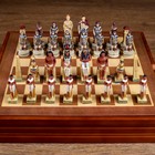Шахматы сувенирные "Битва за Египет", h короля-8 см, пешки-6 см, 36 х 36 см - фото 319865441