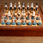 Шахматы сувенирные "Морские истории", h короля-8 см, пешки-6 см, 36 х 36 см - фото 2898830
