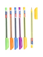 Ручка шариковая, синий стержень, узел 0.5 мм, на масляной основе, корпус тонированный, МИКС  (артикул 4645894)  большой выбор товаров оптом и в розницу по низким ценам с доставкой