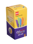 Ручка шариковая, синий стержень, узел 0.5 мм, на масляной основе, корпус тонированный, МИКС  (артикул 4645894)  большой выбор товаров оптом и в розницу по низким ценам с доставкой