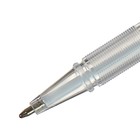 Ручка шариковая 0.5 мм на подставке "Стоп" с липучкой и шнуром, стержень синий, корпус БЕЛЫЙ - Фото 3