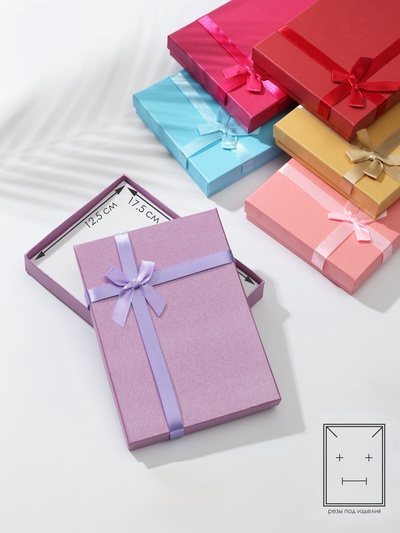 Коробочка подарочная под набор «Палетка», 13×18 см, (полезная часть 12.5×17.5 см,), МИКС