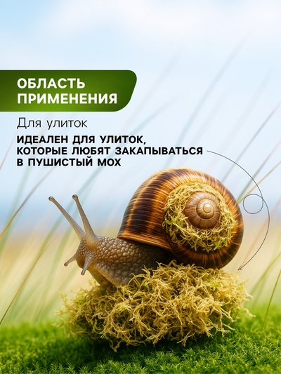 Мох сфагнум «Рецепты Дедушки Никиты» 5 л.