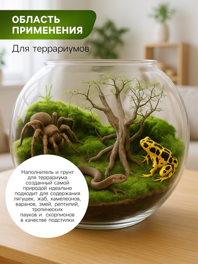 Мох сфагнум «Рецепты Дедушки Никиты» 5 л.