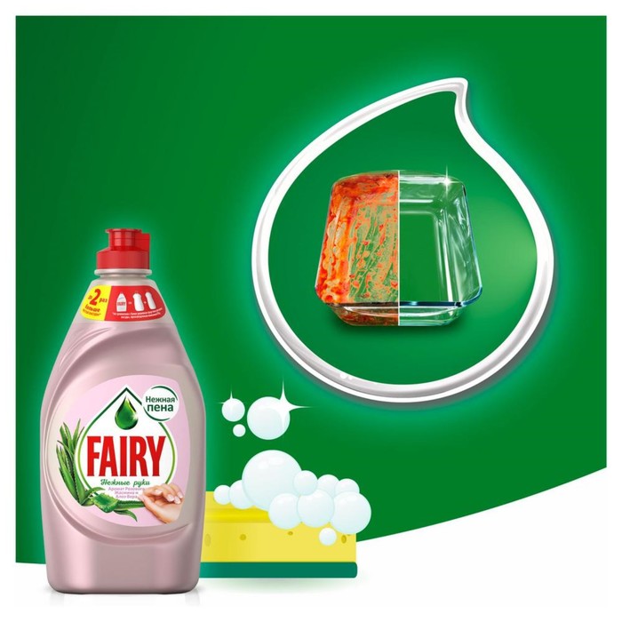 

Средство для мытья посуды Fairy "Жасмин и алоэ вера", 900 мл
