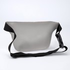 Сумка поясная, отдел на молнии, цвет серый - фото 66166610