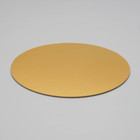 Подложка усиленная, кофе-золото, 28 см, 3,2 мм - Фото 3