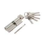 Цилиндровый механизм Стандарт F-02 80, 30×10×40, с перфоключом, цвет хром - Фото 1