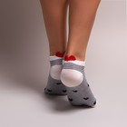 Набор женских носков (5 пар) MINAKU «Сердечки», размер 36-37 (23 см) - Фото 4