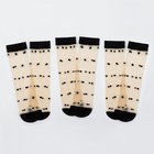 Набор стеклянных женских носков (3 пары) MINAKU размер 36-37 (23 см) - фото 318280485