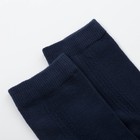 Набор подростковых носков 2 пары, размер 22-24, чёрный/синий - Фото 3