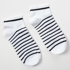 Набор носков мужских MINAKU «Полоса», 3 пары, размер 40-41 (27 см) - Фото 5