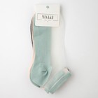 Набор стеклянных носков 3 пары "Француженка", р-р 36-37 (23 см), цвет мята/корал/серый - Фото 10