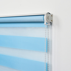 Штора рулонная «День-Ночь», 120×180 см (с учётом креплений 3.5 см), голубая - Фото 4