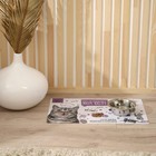 Коврик под миску «Кот не работает, кот ест!» 43×28 см - Фото 6