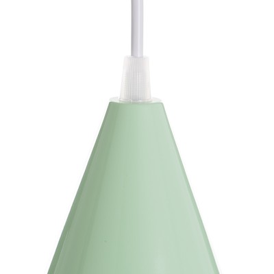 Светильник BayerLux «Конус», 1×40 Вт, Е14, зелёный, 16×16×20 см
