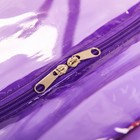 Набор сумок в роддом, 3 шт., цветной ПВХ, цвет фиолетовый - Фото 5