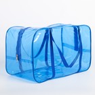 Набор сумок в роддом, 3 шт., цветной ПВХ, цвет голубой - фото 8661423