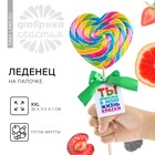 Леденец на палочке «Ты приносишь в мою жизнь краски», вкус: тутти - фрутти, 120 г - Фото 1