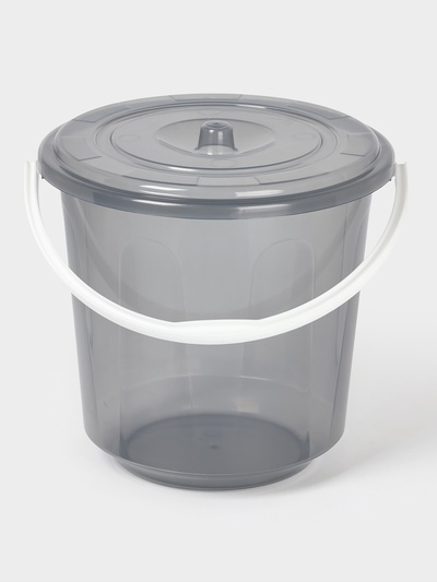 Ведро с крышкой «Хозяюшка», 5 л, d=22 см, h=22 см, пластик, МИКС