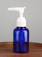 Бутылочка для хранения, с дозатором, 50 мл, синяя, белая - Фото 2