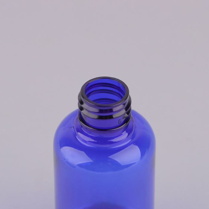 Бутылочка для хранения, с дозатором, 50 мл, цвет синий/белый - фото 1908528431