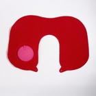 Подушка надувная для шеи, дорожная, с насосом, 47×27 см, МИКС - Фото 6