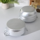 Кастрюля-пароварка, 2.5 л, 1 сетка, штампованный алюминий - Фото 7