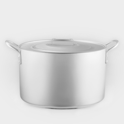 Котёл, 30 л, металлическая крышка, алюминий