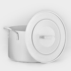 Котёл, 30 л, d=40 см, с крышкой, алюминий, серебристая - Фото 3