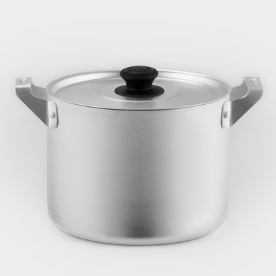 Кастрюля алюминиевая, 3.5 л, металлическая крышка