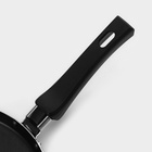 Сковорода «Хит», d=24 см, порционная, антипригарное покрытие, алюминий, чёрная - Фото 6