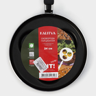 Сковорода «Хит», d=24 см, порционная, антипригарное покрытие, цвет чёрный - Фото 7