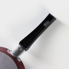 Сковорода блинная «Хит», d=18 см, пластиковая ручка, антипригарное покрытие, цвет чёрный - фото 4296670