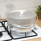 Котелок туристический, 6 л, с крышкой, штампованный алюминий - Фото 5