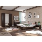 Кровать «Аврора» без ПМ, 90х200 см, со встроенным основанием, Венге/Дуб молочный - Фото 3