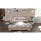 Кровать «Аврора» без ПМ, 140 × 200 см, со встроенным основанием, цвет сонома / белый - Фото 4