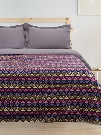 Покрывало гобеленовое 1.5-спальное «Этель. Трапеция», 140×200 см, 300 г/м²